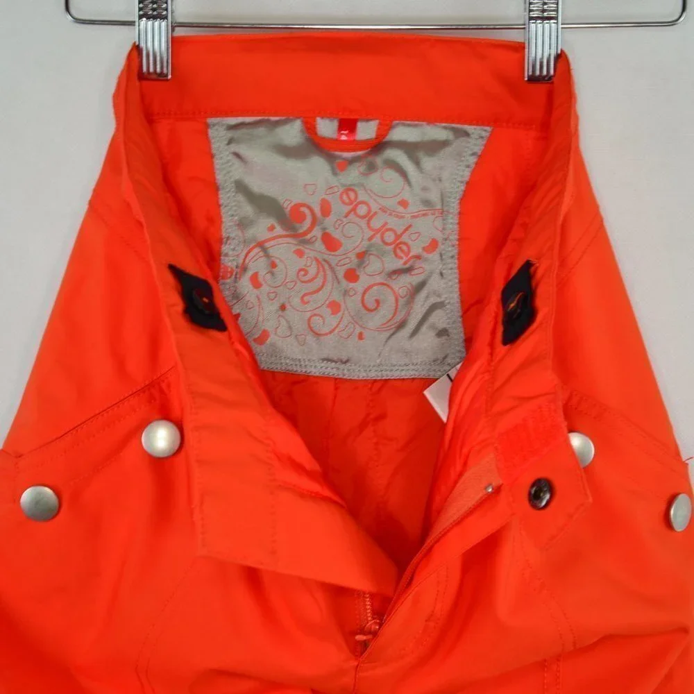 Spyder Girls Mimi Ski Pants Size 14 in Rage Orange